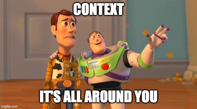 Toy Story meme: context is everywhere